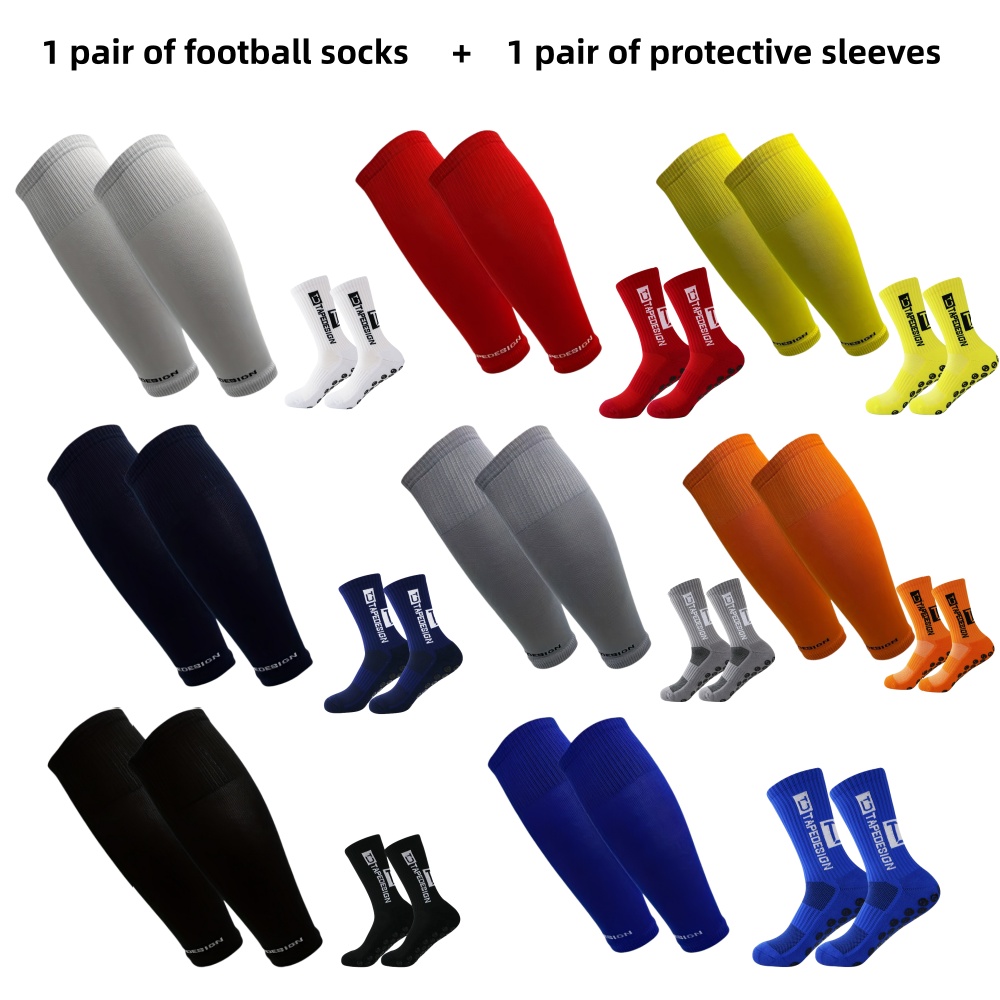 Compression Sleeve Calf - 1 pair of football socks+1 pair