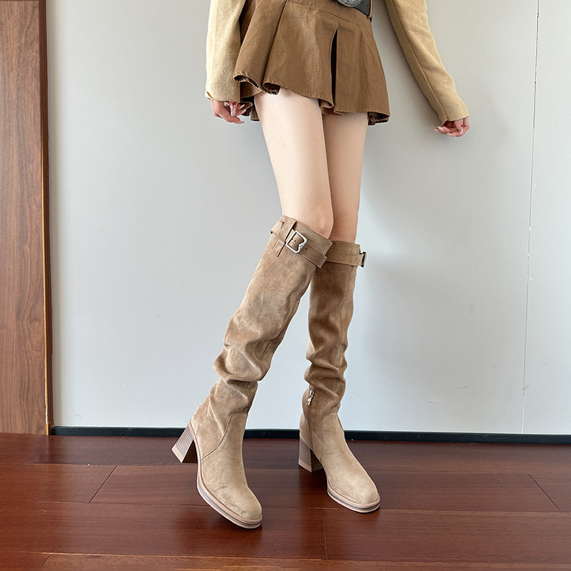 Knee High Sock Women - High heeled knee high boots for