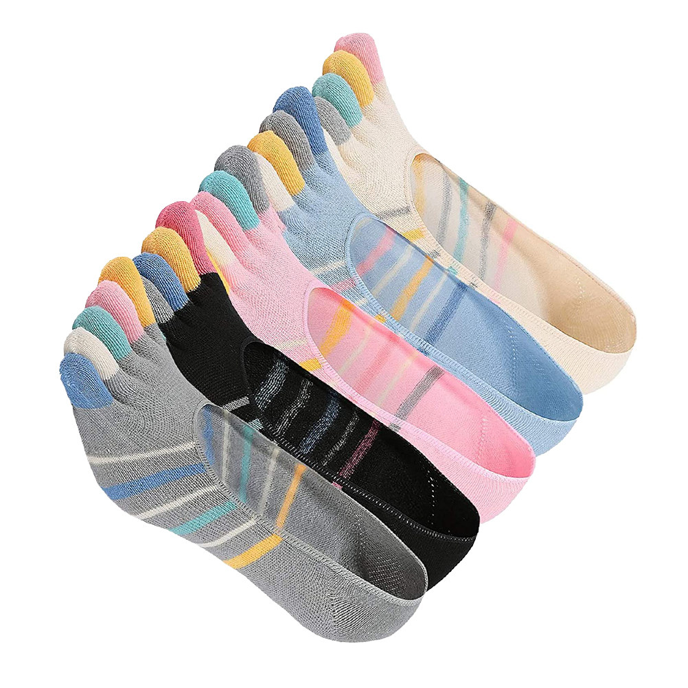 Womens Five Toe Yoga Socks 5 P - Invisibility Sock Loafer recension och pris