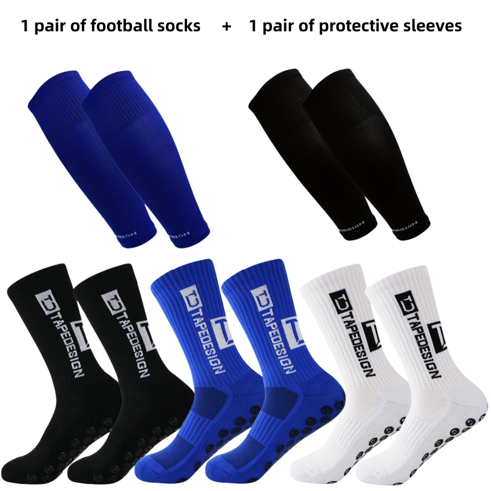 1 pair of football socks+1 pai - Compression Sleeve Calf recension och pris