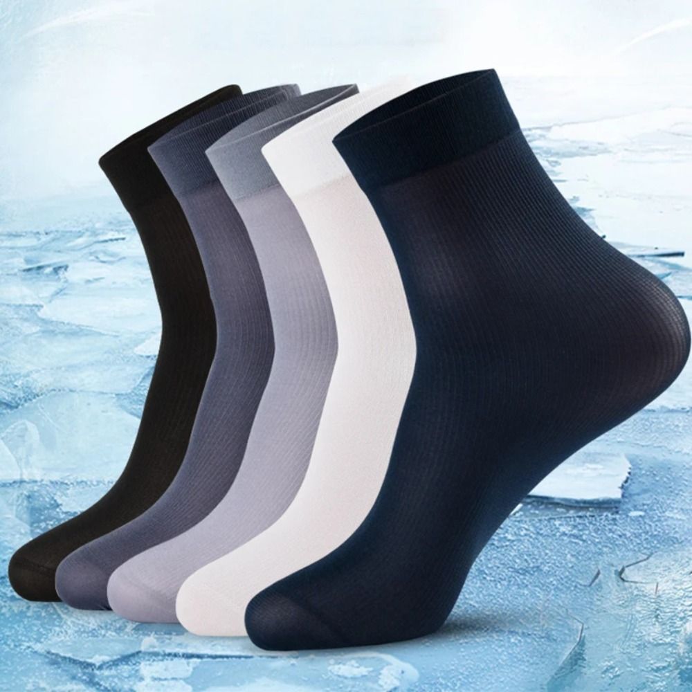 10pairs Casual Breathable Men  - Silk Sock Bamboo recension och pris
