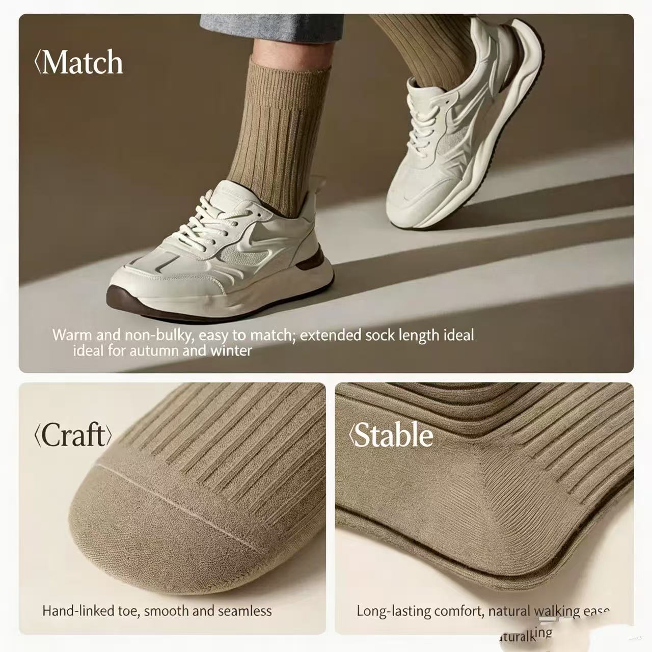 4 Pack 39% Merino Wool Hiking  - Wool Hiking Sock recension och pris