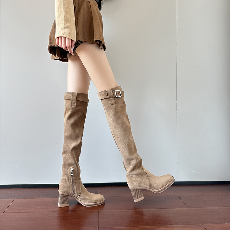 High heeled knee high boots fo - Knee High Sock Women recension och pris