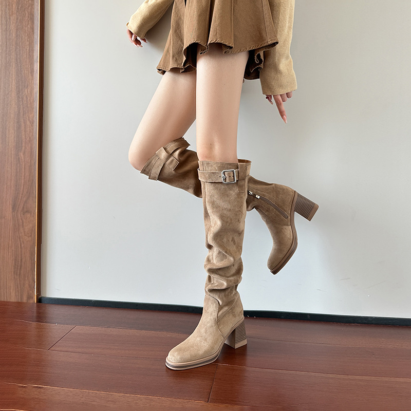 High heeled knee high boots fo - Knee High Sock Women recension och pris