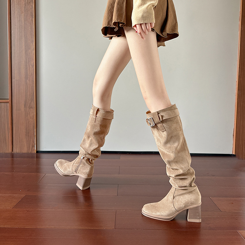 High heeled knee high boots fo - Knee High Sock Women recension och pris