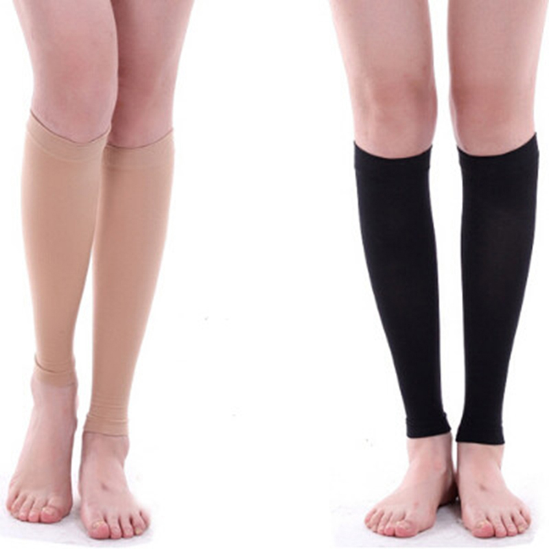 2pcs/lot Elastic Open Toe Knee - Compression Sleeve Calf recension och pris